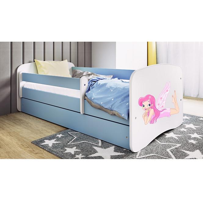 Dětská postel Babydreams+M modrá 70x140 Víla 2