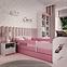 Dětská postel Babydreams+M růžová 70x140 Auto,5