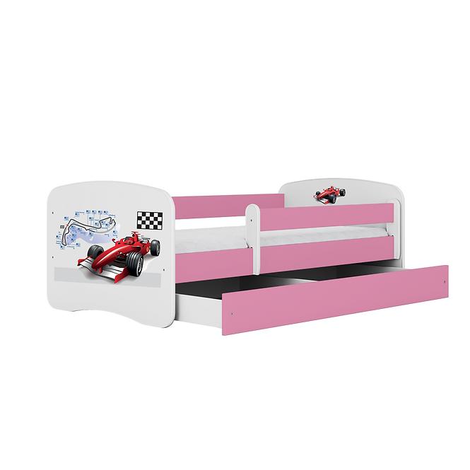 Dětská postel Babydreams+M růžová 70x140 Formule