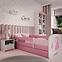 Dětská postel Babydreams+M růžová 70x140 Princezna 2,2