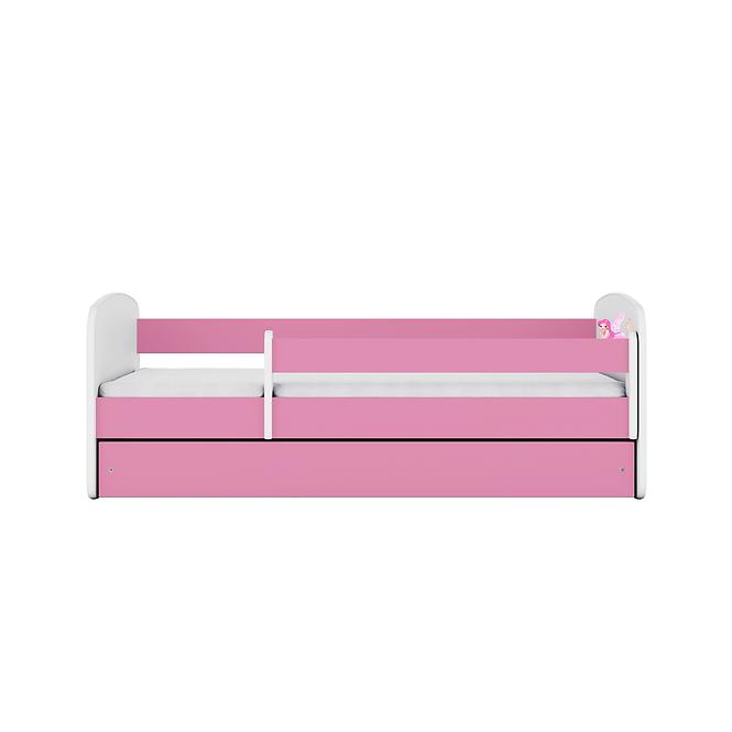 Dětská postel Babydreams+M růžová 70x140 Víla 2