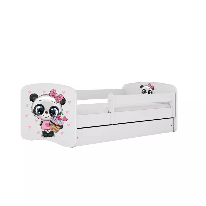 Dětská postel Babydreams+M bílá 80x160 Panda