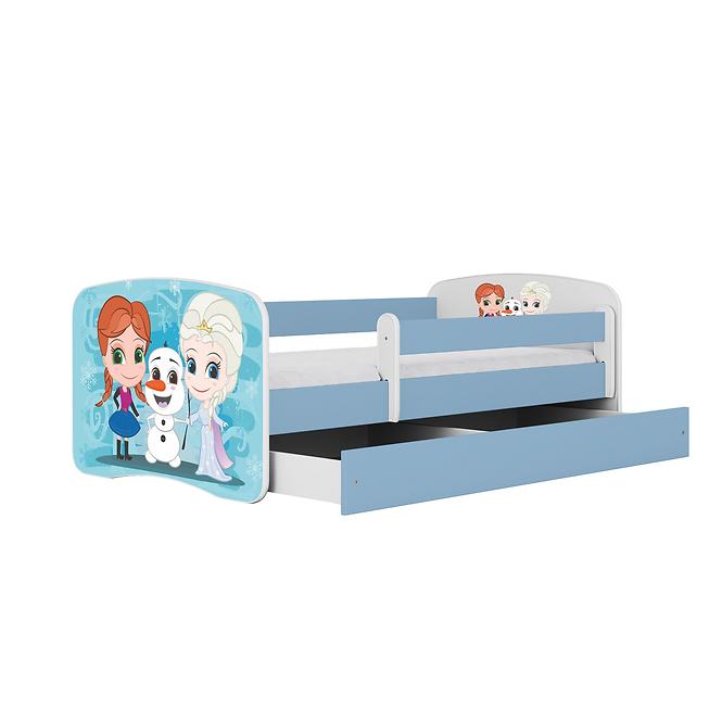 Dětská postel Babydreams+M modrá 80x160 Země ledu