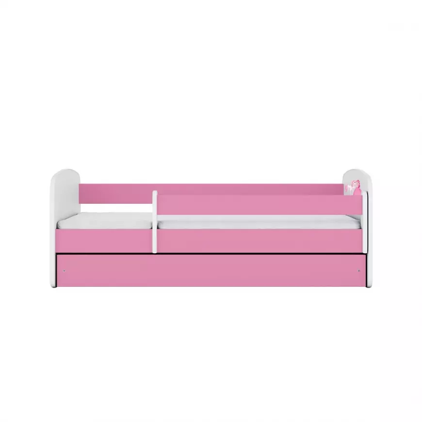Dětská postel Babydreams+M růžová 80x160 Princezna 2