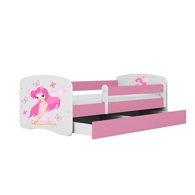 Dětská postel Babydreams+M růžová 80x160 Víla 1