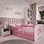 Dětská postel Babydreams+M růžová 80x160 Víla 1,6