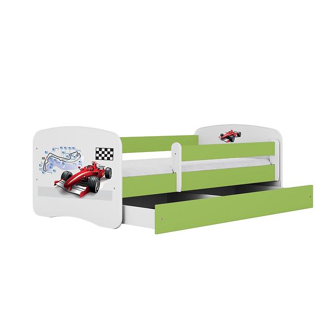 Dětská postel Babydreams+M zelená 80x160 Formule