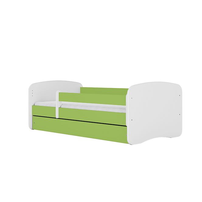 Dětská postel Babydreams+M zelená 80x160 Safari