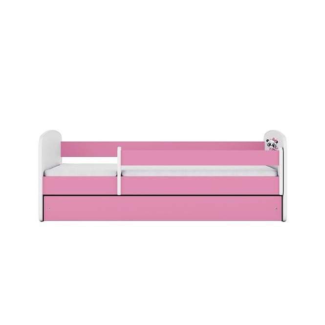 Dětská postel Babydreams+M růžová 80x180 Panda