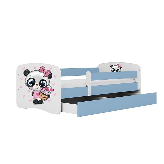 Dětská postel Babydreams+SZ modrá 70x140 Panda