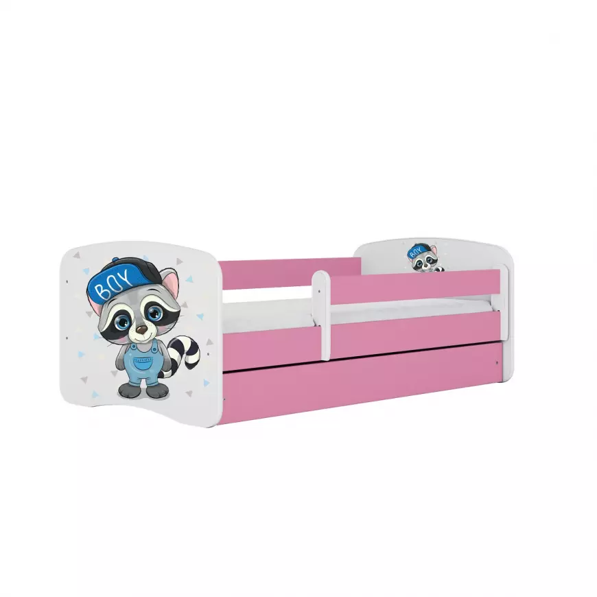 Dětská postel Babydreams+SZ růžová 70x140 Mýval