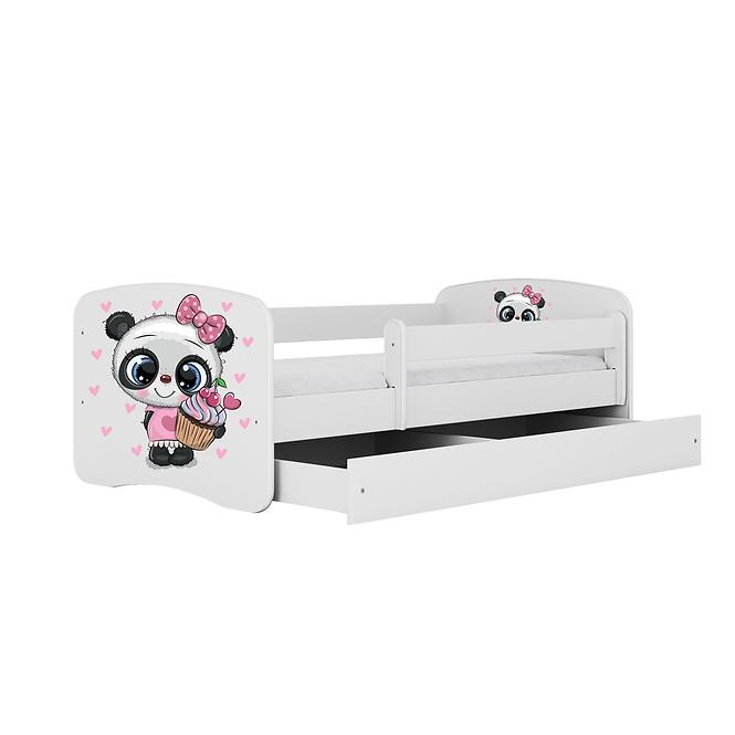 Dětská postel Babydreams+SZ bílá 80x160 Panda