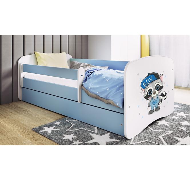 Dětská postel Babydreams+SZ modrá 80x160 Mýval