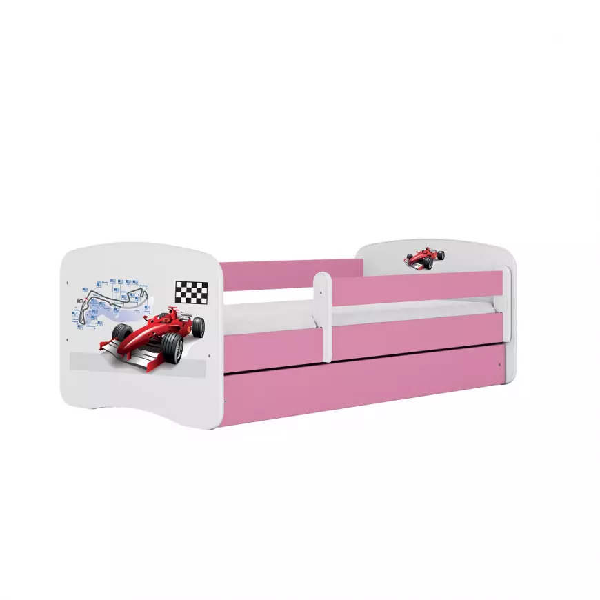Dětská postel Babydreams+SZ růžová 80x160 Formule