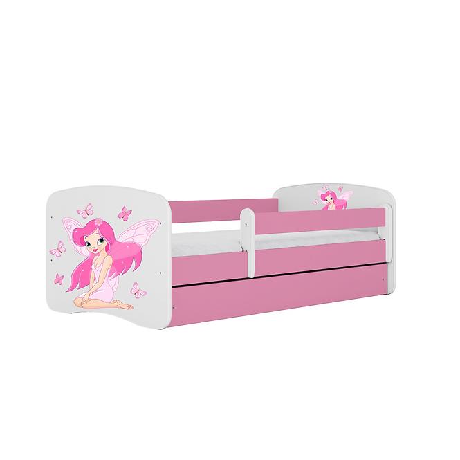Dětská postel Babydreams+SZ růžová 80x160 Víla 1
