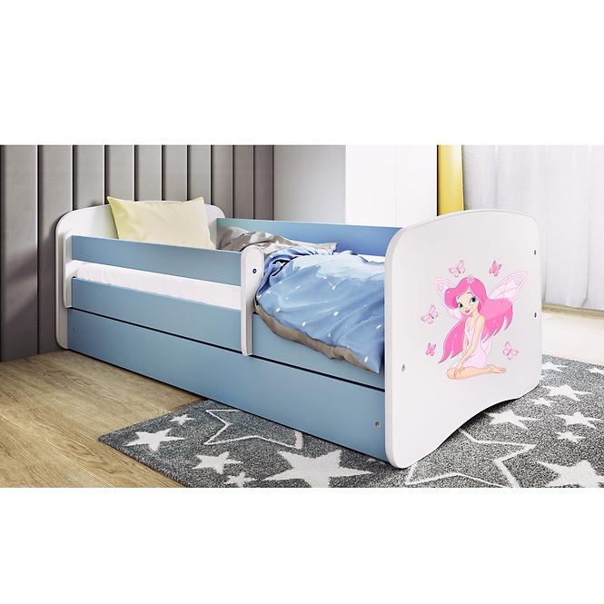 Dětská postel Babydreams+SZ modrá 80x180 Víla 1