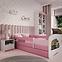 Dětská postel Babydreams+SZ růžová 80x180 Náklaďák,5