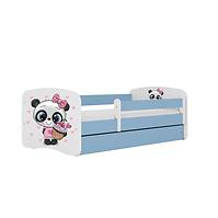Dětská postel Babydreams+SZ+M modrá 70x140 Panda