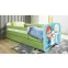 Dětská postel Babydreams+Sz+M zelená 70x140 Zimní kamarádi,5