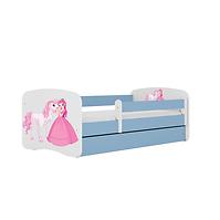 Dětská postel Babydreams+SZ+M modrá 70x140 Princezna 2