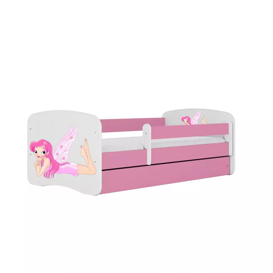 Dětská postel Babydreams+SZ+M růžová 80x160 Víla 2