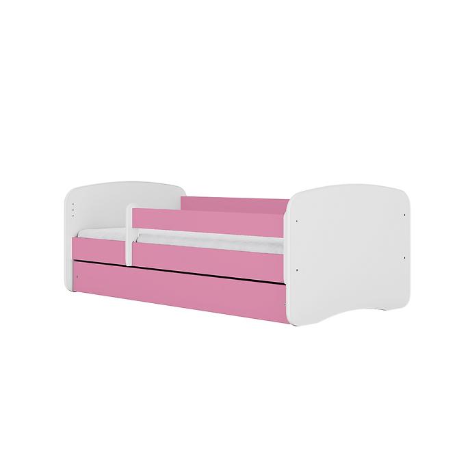 Dětská postel Babydreams+SZ+M růžová 80x180 Mýval