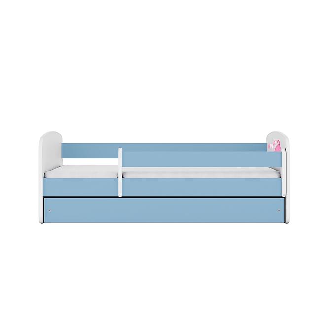 Dětská postel Babydreams+SZ+M modrá 80x180 Princezna 2