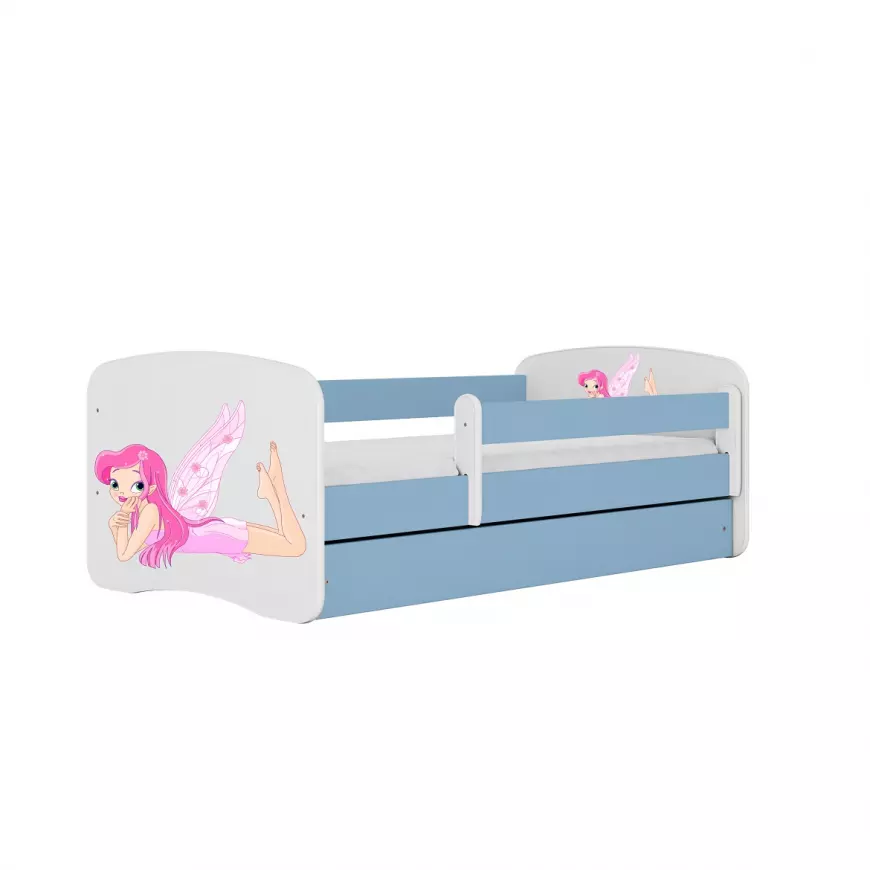Dětská postel Babydreams+SZ+M modrá 80x180 Víla 2