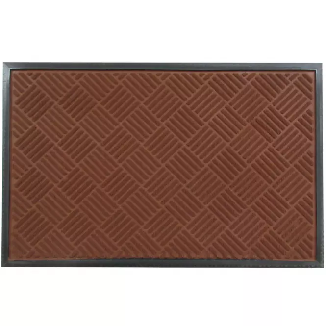Reliefní rohožka premium hnědá  60x90 Cmrb60900