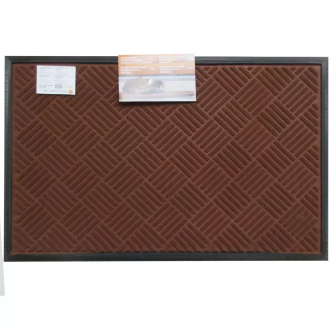 Reliefní rohožka premium hnědá  60x90 Cmrb60900