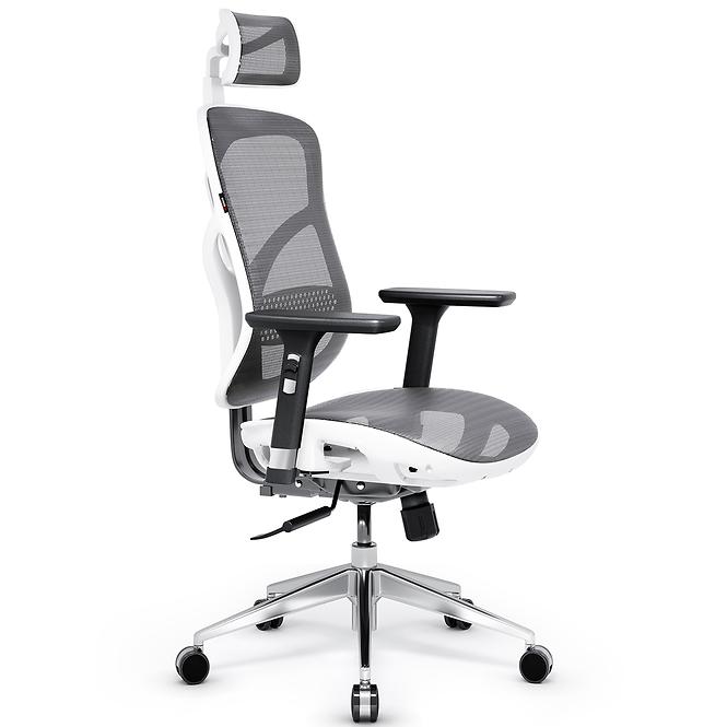 Kancelářská Židle Diablo V-Basic Bílý/Šedá