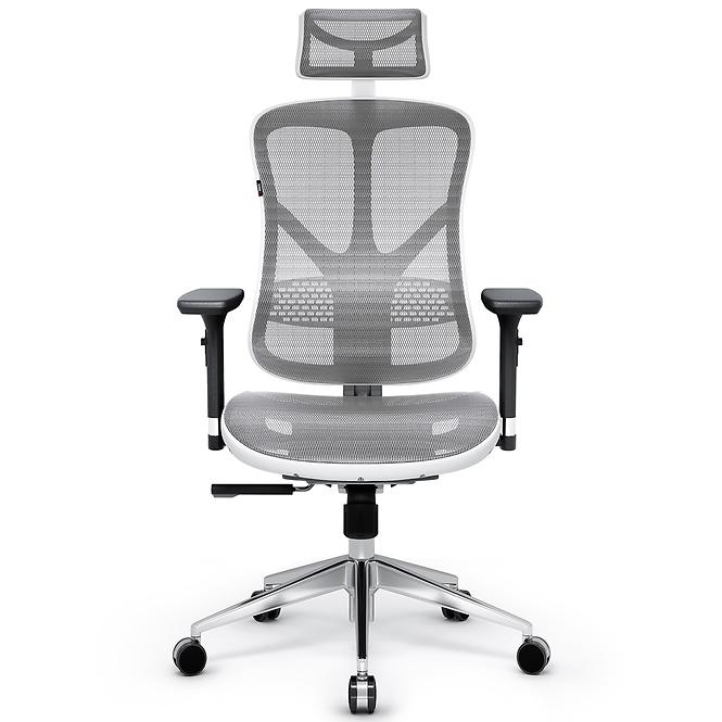 Kancelářská Židle Diablo V-Basic Bílý/Šedá