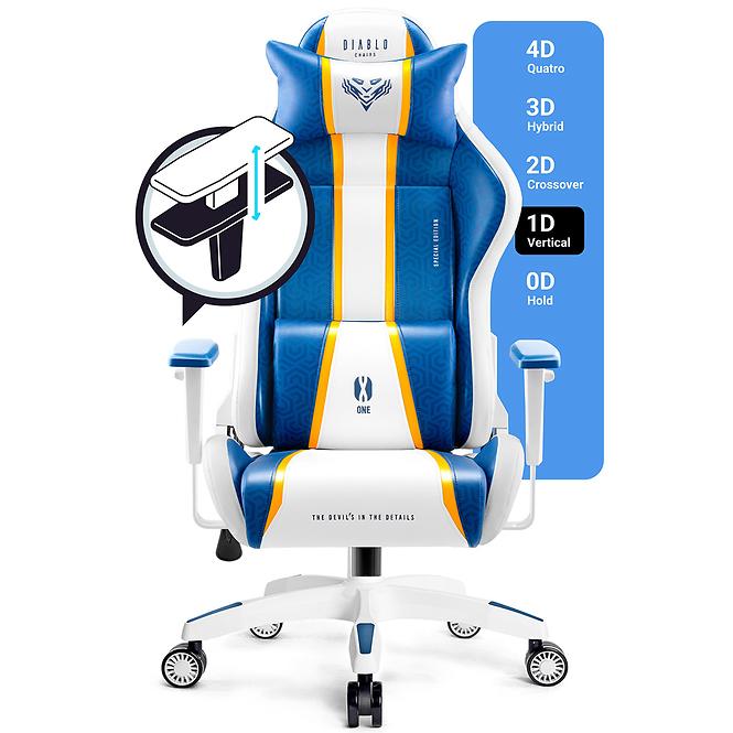 Herní Židle King Diablo X-One 2.0 Aqua Blue