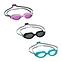 Plavecké brýle 14+ 3-Pack 21095