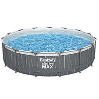 Kulatý bazén s kovovou konstrukcí  4,57x1,07 m + LED 561GD