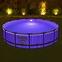 Kulatý bazén s kovovou konstrukcí  4,57x1,07 m + LED 561GD,8