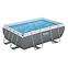 Obdélníkový bazén s kovovou konstrukcí s čerpadlem 2,82 x 1,96 x 0,84 m 56629,2