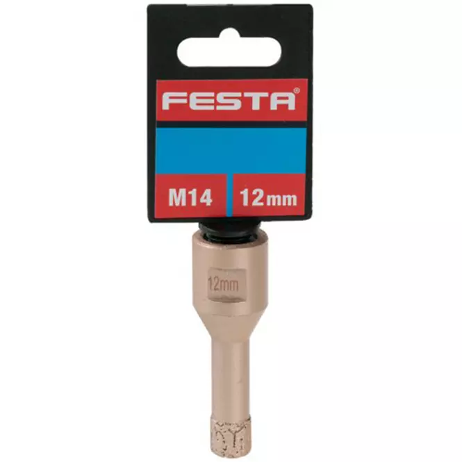 Korunka vykružovací festa diamantová 12mm M14 ,2