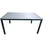 Stůl Douglas s deskou z polywoodu 150x90 cm šedý