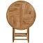 Dřevěný kulatý skládací stolek Dumai Teak Ø 70 cm,5