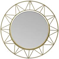 Nástěnné zrcadlo Moreno pr. 44 cm zlaté