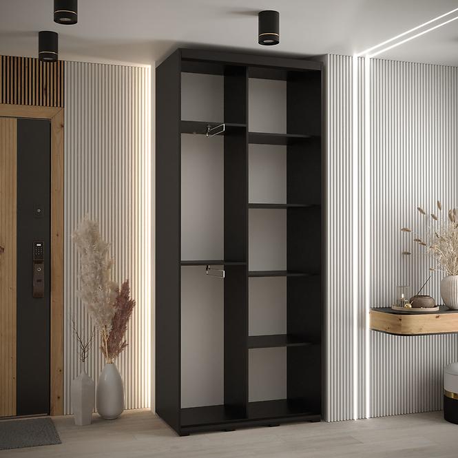 Skříň 45 Canaris 1 110 černá/černá,4