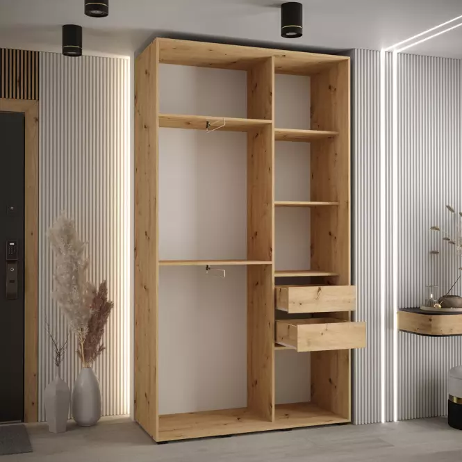 Skříň 45 Canaris 1 140 černá/černá,3