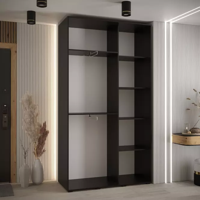 Skříň 45 Canaris 1 140 černá/černá,4