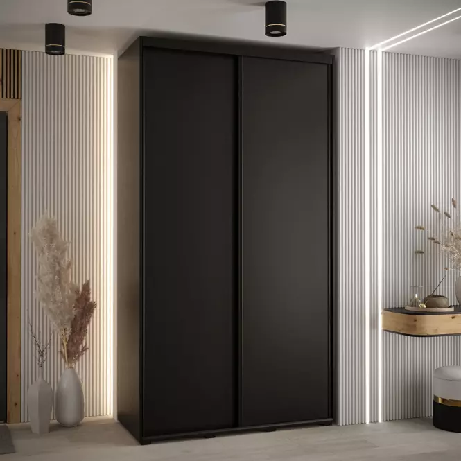 Skříň 45 Canaris 1 140 černá/černá,5