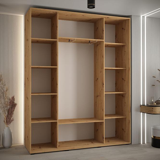 Skříň 45 Canaris 3 200 artisan/černá,4