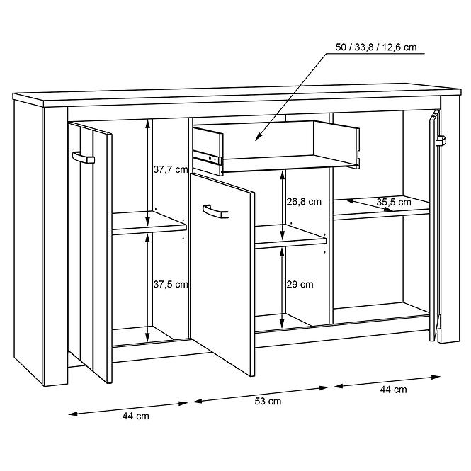 Komoda Elara ERXK232-C5866,6
