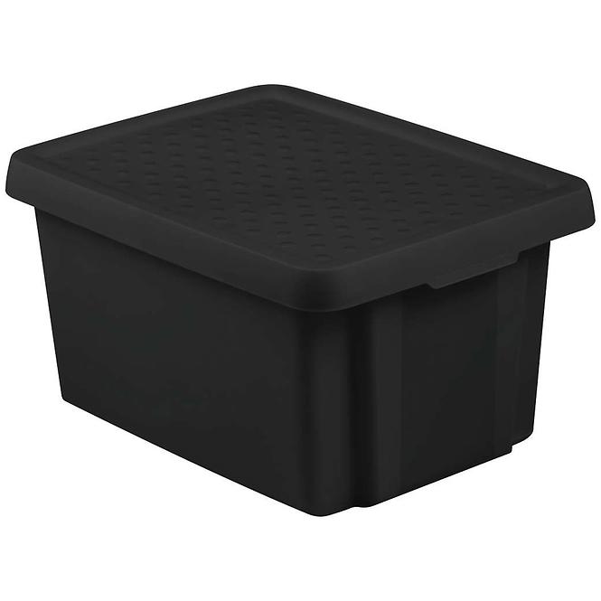 Box s víkem 16l černá