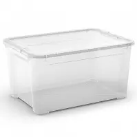 Box s víkem 47l transparentní