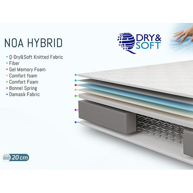 Hybridní matrace Noa Hybrid 160x200 H3 